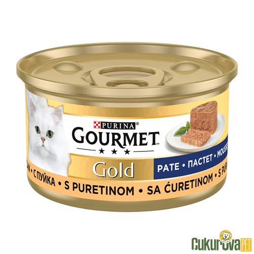 Gourmet Gold Pate Hindili Yetişkin Kedi Yaş Maması 85 Gr