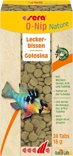 Sera O-Nip Nature Tablet Yem 16 Gr - 24 Tablet