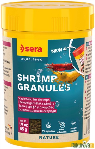 Sera Kari̇des Yem Shrimps Nature Kari̇des Yemi̇ 100 Ml