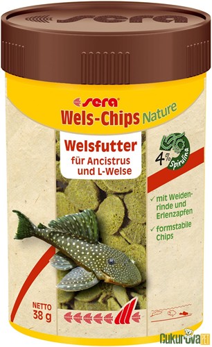 Sera Wels - Chips Nature Tablet Yem 100 Ml - 38 Gr
