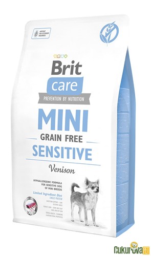 Brit Care Mini Sensitive Geyikli Yetişkin Köpek Maması 2 Kg
