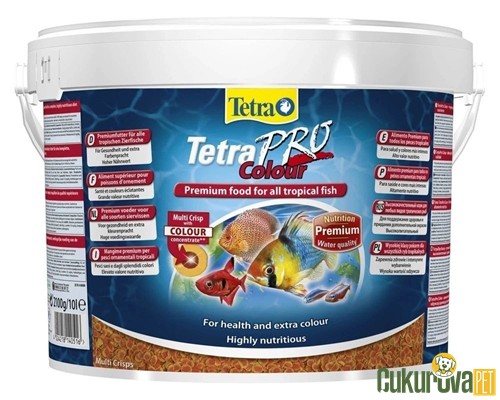 Tetra Pro Colour Pul Yem 10 L - 2100 Gr