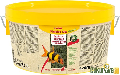 Sera Plankton Tabs Nature Tablet Yem 2.2 L - 1.3 Kg