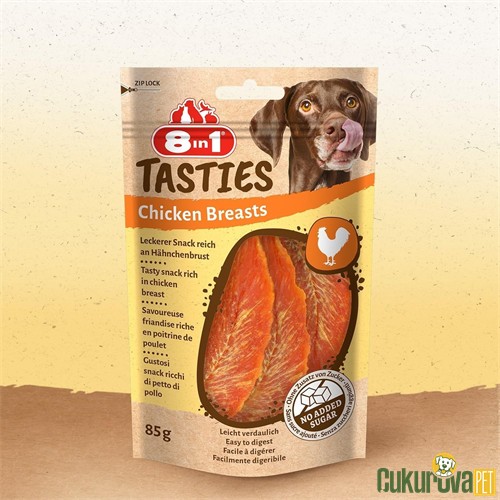 8 In 1 Tasties Chicken Breasts Tavuklu Köpek Ödül Maması 85 Gr
