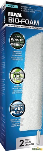 Fluval 406/407 Bio-Foam Filtre Süngeri 2 Adet