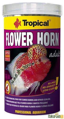 Tropical Flower Horn Adult Granül Yem 1000 Ml - 380 Gr