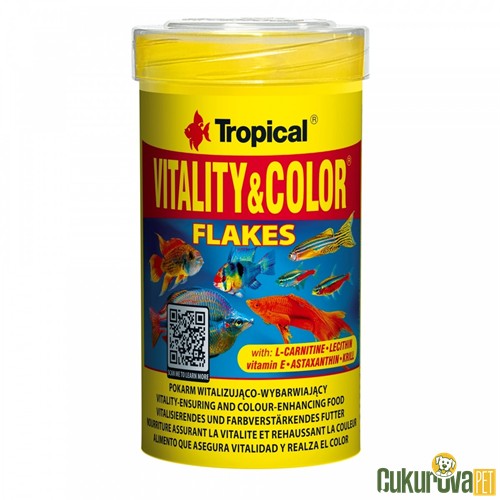 Tropical Vitality&Color Flakes Pul Yem 250 Ml - 50 Gr