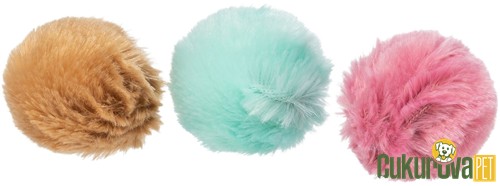 Trixie Kedi Otlu Peluş Kedi Topu Karışık Renkli 3 Cm - 1 Adet
