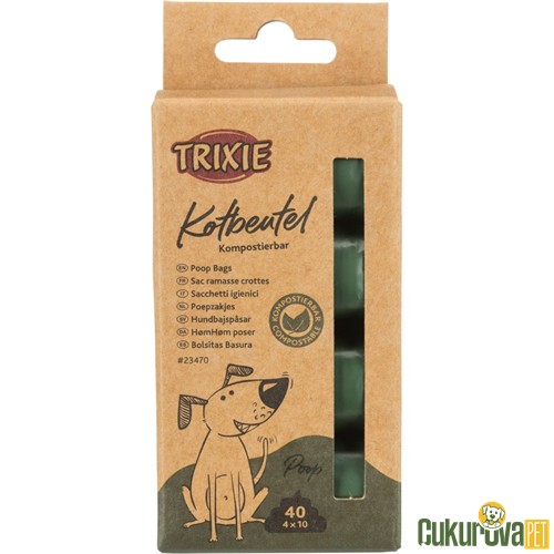 Trixie Poop Bags Köpek Dışkı Poşeti 4 x 10 Adet
