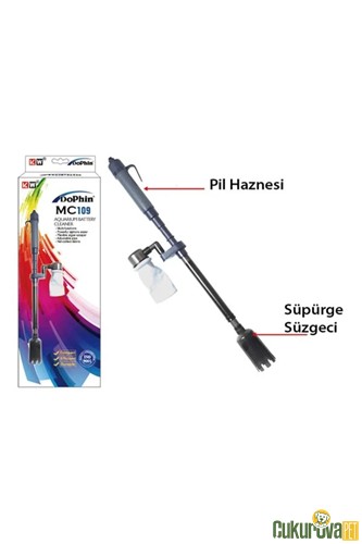 Dophin MC109 Pilli Dip Süpürgesi 60 Cm