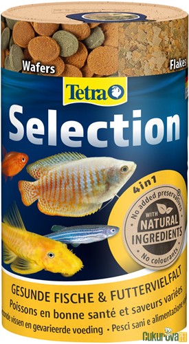 Tetra Selection Wafers - Flakes Karışık Çeşitli Yem 100 Ml - 45 Gr