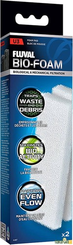 Fluval U3 Bio-Foam Filtre Süngeri 2 Adet