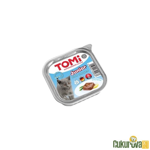 Tomi Junior Tavuklu Yavru Kedi Yaş Maması 100 Gr
