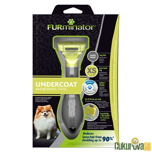 Furminator UnderCoat Long Hair Uzun Tüylü Köpek Tarağı XS - 2.5 Cm