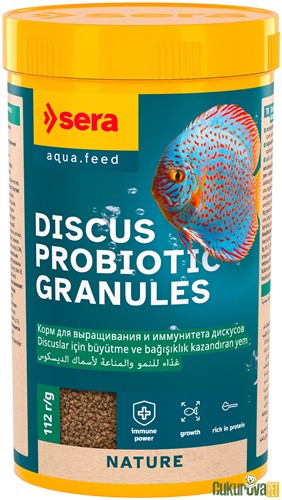 Sera Discus Probiotic Granules Nature Granül Yem 250 Ml - 112 Gr
