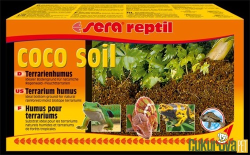 Sera Reptil Coco Soil Sürüngen Taban Malzemesi 8 L