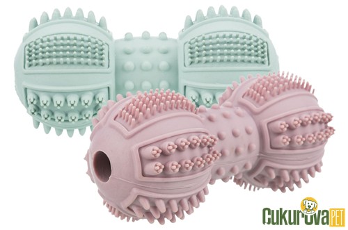 Trixie Kauçuk Dambıl Ödül Hazneli Köpek Oyuncağı 9 Cm