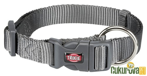 Trixie Premium Köpek Boyun Tasması M - L Gri - 35 x 55 Cm - 20 Mm