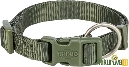 Trixie Premium Köpek Boyun Tasması M - L Zeytin Yeşili - 35 x 55 Cm - 20 Mm