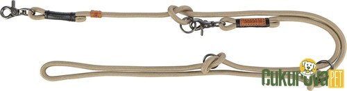 Trixie Be Nordıc Ayarlanabilir Köpek Gezdirme Kayışı S - M, Kum Beji - Siyah, 2 M x 8 Mm