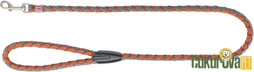 Trixie Cavo Köpek Gezdirme Kayışı L - XL, Pas Rengi - Gri, 1 M x 18 Mm