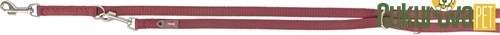 Trixie Premium Çift Katmanlı Ayarlanabilir Köpek Gezdirme Kayışı L - XL, Bordo, 2 M x 25 Mm