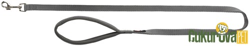 Trixie Premium Köpek Gezdirme Kayışı M - L, Gri, 1 M - 20 Mm