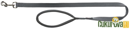 Trixie Premium Köpek Gezdirme Kayışı Xs - S, Gri, 1.2 M - 15 Mm