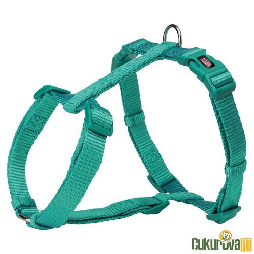 Trixie Premium H Tipi Köpek Göğüs Tasması L, Su Yeşili, 60 x 87 Cm - 25 Mm