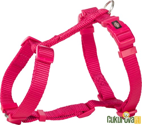 Trixie Premium H Tipi Köpek Göğüs Tasması M - L, Fuşya, 52 x 75 Cm - 20 Mm