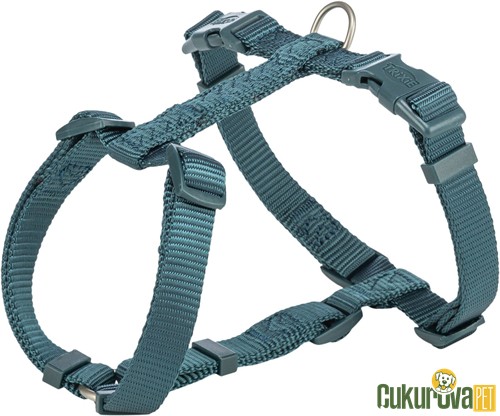 Trixie Premium H Tipi Köpek Göğüs Tasması M - L, Petrol Mavisi, 52 x 75 Cm - 20 Mm