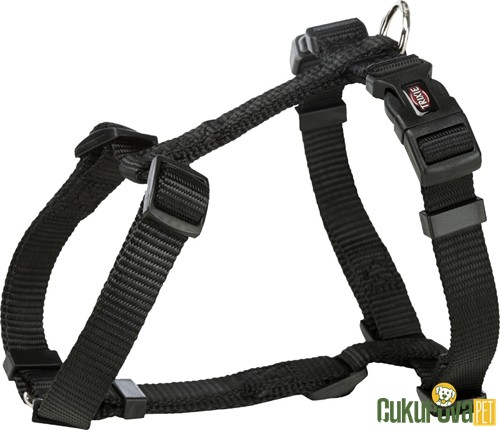 Trixie Premium H Tipi Köpek Göğüs Tasması S - M, Siyah, 42 x 60 Cm - 15 Mm