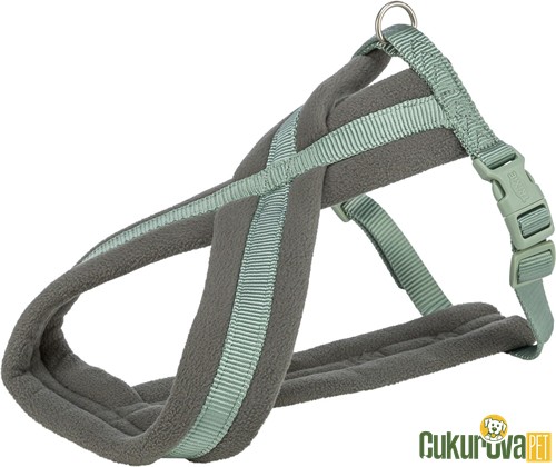 Trixie Premium Yürüyüş Köpek Göğüs Tasması M, Adaçayı Yeşili, 45 x 80 Cm - 25 Mm
