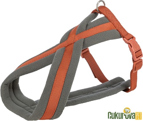 Trixie Premium Yürüyüş Köpek Göğüs Tasması M - L, Pas Rengi, 50 x 90 Cm - 25 Mm