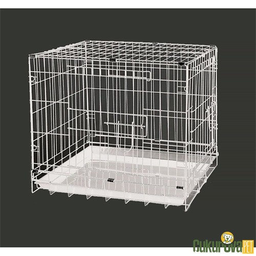 Dayang Kedi & Köpek Kafesi Beyaz - 61 x 44 x 50 Cm