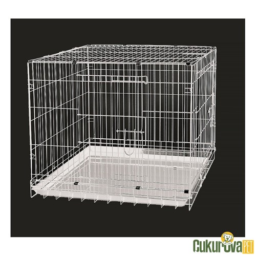 Dayang Kedi & Köpek Kafesi Beyaz - 93 x 56.5 x 63.5 Cm