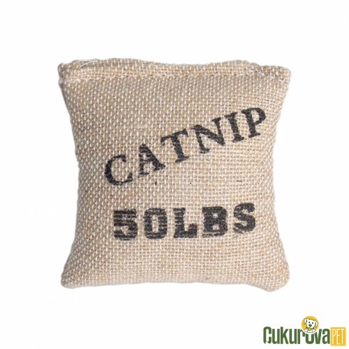 Eastland Kedi Otlu Kese Kedi Oyuncağı 9 x 9 Cm