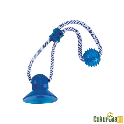 Eastland Vantuzlu İpli Köpek Top Oyuncağı 42 Cm