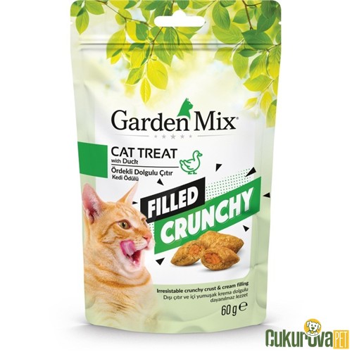 Gardenmix Ördekli İçi Dolgulu Kedi Ödül Maması 60 Gr