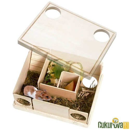 Karlie Ahşap Kemirgen Evi 22 x 17 x 10 Cm