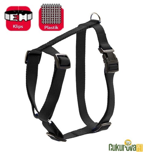 Karlie Köpek Göğüs Tasması Siyah Xs - 25 - 40 Cm