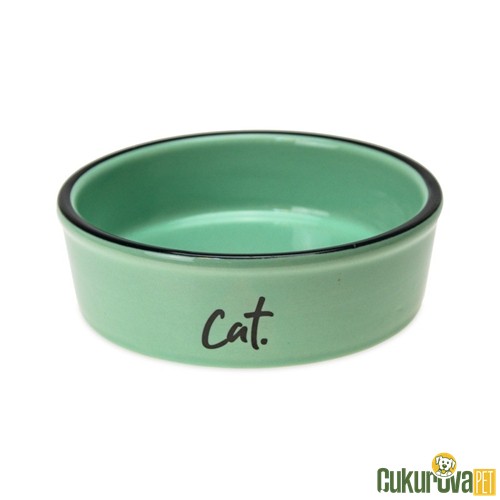 Karlie Seramik Kedi & Köpek Mama Ve Su Kabı Yeşil - 200 Ml