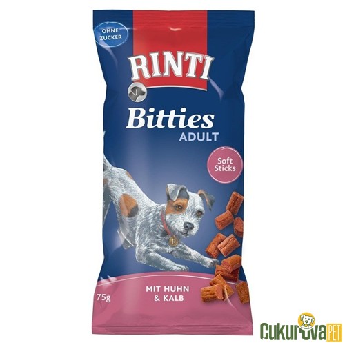 Rıntı Bitties Adult Tavuklu Ve Dana Etli Köpek Ödül Maması 75 Gr