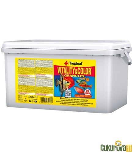 Tropical Vitality&Color Granules Granül Yem 5 L - 2.75 Kg