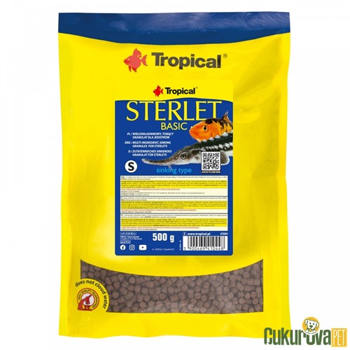 Tropical Sterlet Basic Size S Granül Yem 1000 Ml - 500 Gr
