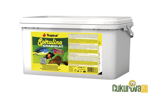 Tropical Spirulina Granulat Granül Yem 5 L - 2.2 Kg