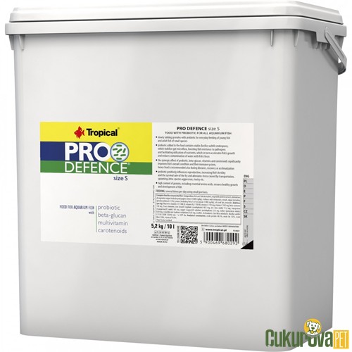 Tropical Pro Defence Size S Granül Yem 10 L - 5.2 Kg