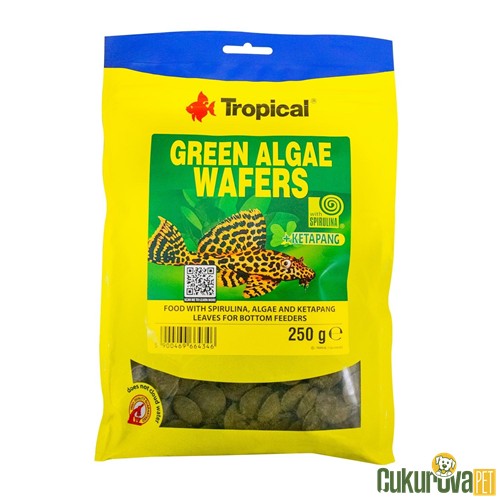 Tropical Green Algae Wafers Tablet Yem 250 Gr