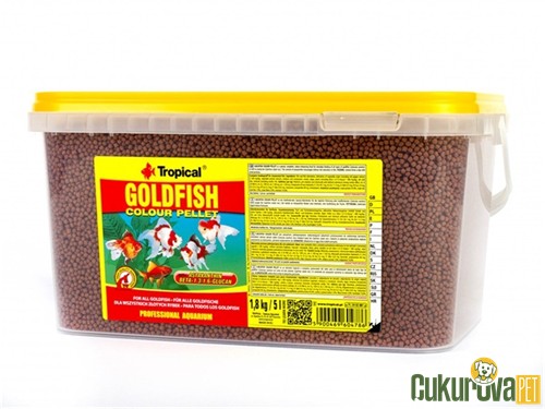 Tropical Goldfish Colour Pellet 5 L - 1.8 Kg