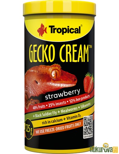 Tropical Gecko Cream Aprıcot Kayısılı 100 Ml - 50 Gr